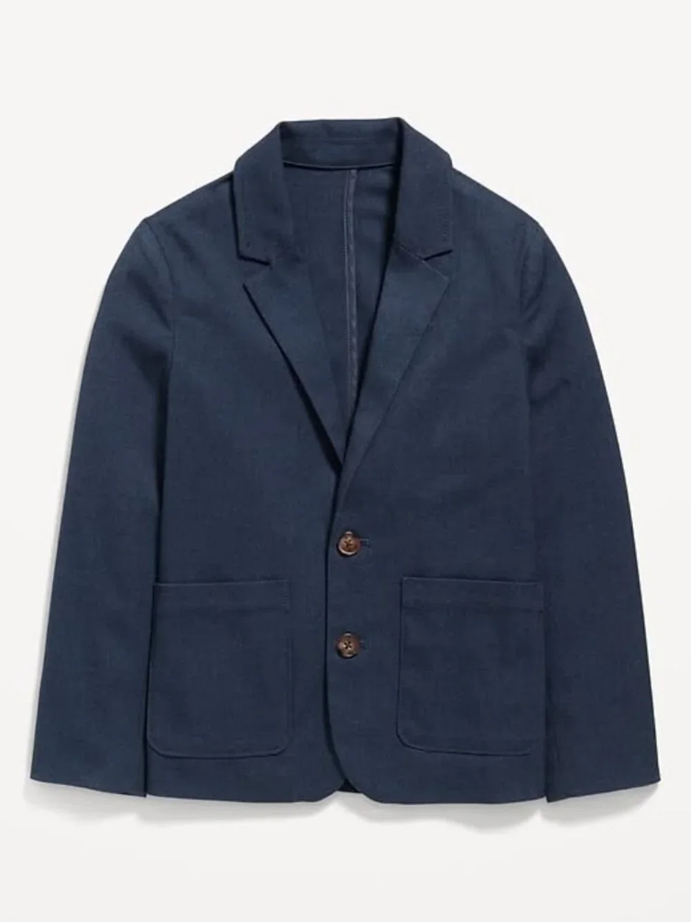 Old Navy Boys Twill Blazer Jacket in Navy Blue Size Small (6-7)